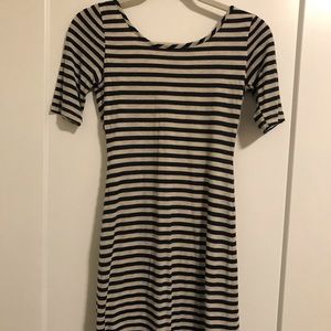 Stripped mini dress